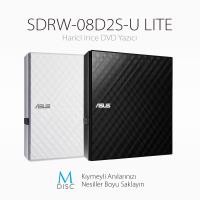 ASUS SDRW-08D2S-U Lite USB Beyaz Harici DvdRw